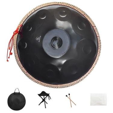 Imagem de Handpan Kelisiting 432HZ 10 Sounds 56cm D Minor Steel Black