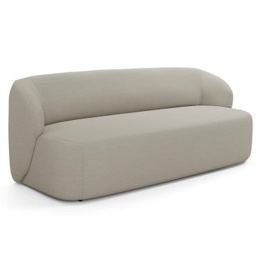 Imagem de Sofá 2 Lugares Orgânico Para Sala De Estar Living 170cm Heidy F04 Linho Bege - Lyam Decor