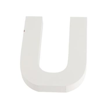 Imagem de Aramox Decoração de Alfabetização de Letra Grande de Madeira, Altura 15 Cm, Acabamento Robusto e Polido, Festa de Casamento de Casamento Branco DIY DIY Letter Decor (16)