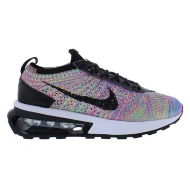 Imagem de Nike Tênis Air Max Flyknit Racer, Verde/Rosa/Preto, 38