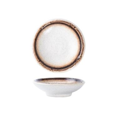 Imagem de prato de lanche Pratos de sobremesa cerâmica - aperitivo porcelana pequenos para chá da tarde com bolo e torta tigela de sopa