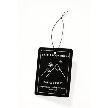 Imagem de Bath & Body Works Difusor de fragrância Onyx Frost para pendurar – Ambientador de longa duração para carro, armário ou casa, difusor de perfume decorativo elegante