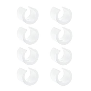 Imagem de Kit 8 Peças Proteção Para Pés Cadeiras 22,22mm Redondo Branco - 2309 Mor