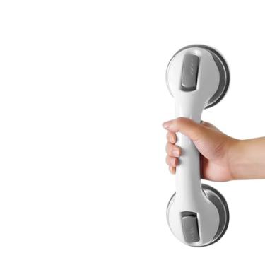 Imagem de Kit 2 Barras De Apoio Banheiro Portátil Reforçadas Idosos Deficientes Com Ventosa(1)