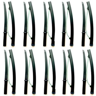 Imagem de Kit 10 Brinquedo Infantil Espada Katana Samurai Com Bainha - AMAR E