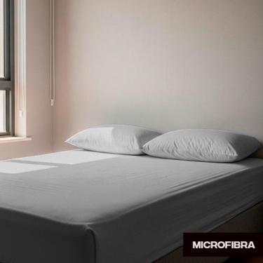 Imagem de Jogo de Lençol Queen Box Liso - 3 Peças - Solteiro Casal Queen ou King