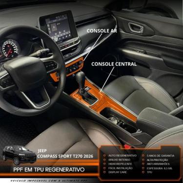 Imagem de PPF Console Ar, Console Central Compass Sport T270 26 - ULTIMATE PPF