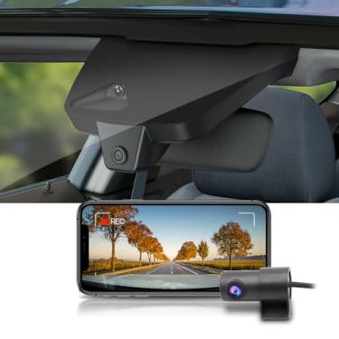 Imagem de Fitcamx Frontal 2K+Traseira 1080P Dash Cam Adequada para Toyota 4Runner 2025-2026 & Hybrid (HD2-35030), OEM Fábrica Estilo, Dual HD Vídeo, WiFi & APP, Loop Gravação, G-Sensor, Plug&Play, 64GB Cartão