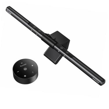 Imagem de Lâmpada de monitor Quntis, Luz cuidar dos olhos, lâmpada LED de leitura com escurecimento automático, barra de luz, controle ao toque, sem necessidade de lâmpadas de mesa para economizar espaço