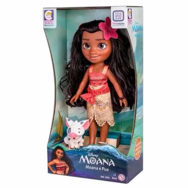Imagem de Boneca de Vinil - 36 cm - Princesas Disney - Moana e Pua - Cotiplás