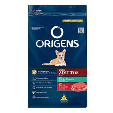 Imagem de Ração Origens Cães Adultos Raças Pequenas Carne E Cereal