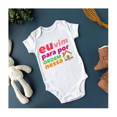 Imagem de Body Personalizado Bebê Eu Vim Para Por Ordem Nessa Casa 2 - Baby da M