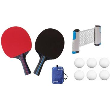 Imagem de Kit 2 Raquete Tenis De Mesa Ping Pong Profissional Lisa