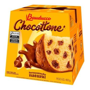 Imagem de Chocottone Bauducco Gotas de Chocolate 400g