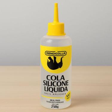 Imagem de Cola Silicone Líquida Rendicolla 250g Alta Fixação e Fácil Aplicação