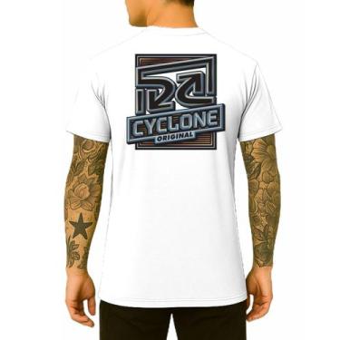Imagem de Camisa Cyclone Frame Metal, Branco, M