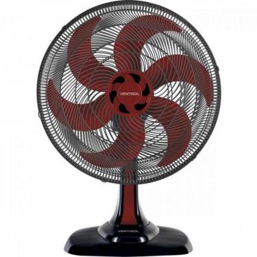 Imagem de Ventilador De Mesa 50cm 220V Turbo6 Vermelho Ventisol