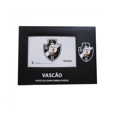 Imagem de Porta Retrato Vasco De Vidro Para 1 Foto 10x15cm