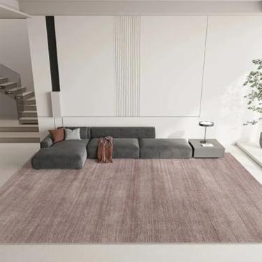 Imagem de Tapete verde de cor sólida, luxuoso, para sala de estar, sofá, mesa de centro, tapete, almofada simples para quarto, tapete para casa (160 x 230 cm/SJR-1)