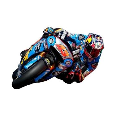 Imagem de Arte De Parede Em Lona De Competição De Motociclismo Clássico Moto GP 