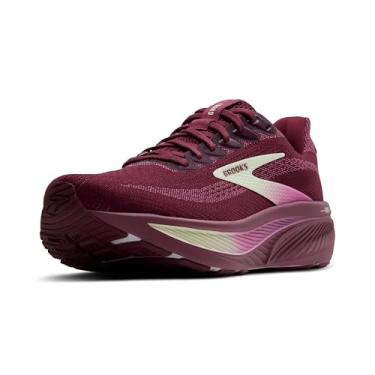 Imagem de Brooks Tênis de corrida feminino Ghost 17 Neutral, Borgonha/Rosa/Verde, 6.5