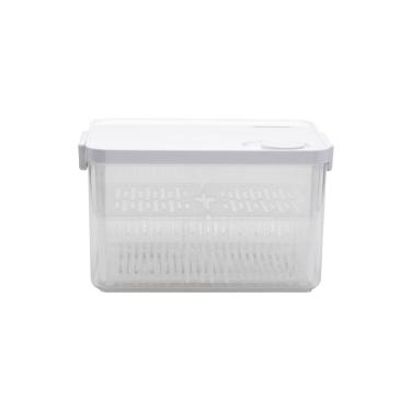 Imagem de Pote Organizador De Geladeira 0,9l Organizzare Com Controle De Umidade Tramontina 61820-090