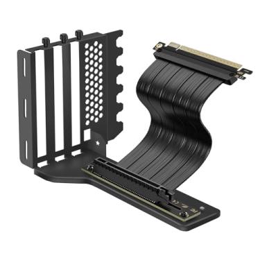Imagem de Suporte GPU com cabo Riser PCIe 4.0 de 200 mm para montagem vertical GPU (preto)