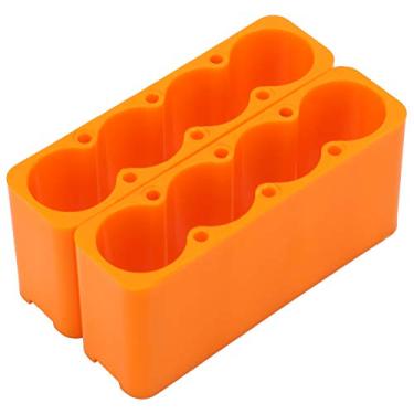 Imagem de Grampo de Soldagem Ao Ponto Pacote de Bateria Ajustável, Alta -densidade Plástico Industrial Isolado para Soldagem Baterias - 2pcs (4 seções)