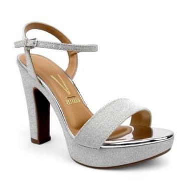 Imagem de Sandália Feminina Vizzano Festa Salto Alto, 34
