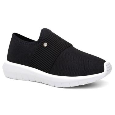 Imagem de Tênis Meia Feminino Calce Fácil Ortopédico Esportivo Casual confortáve