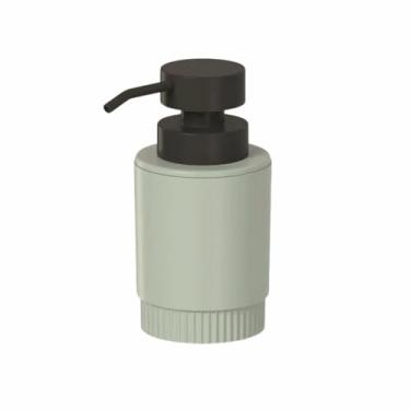 Imagem de Porta Sabonete Líquido Dispenser Sabão Dorica Tampa Preta (Verde Salvia)