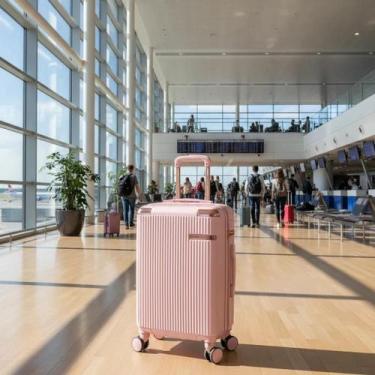 Imagem de Mala De Bordo Viagem 10kg Rígida Avião 360 Padrão Anac 035 - YQ APICE,