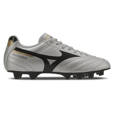 Imagem de Chuteira Campo Mizuno Morelia Club MD - Masculino - Prata-Preto