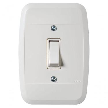 Imagem de Interruptor Embutir Simples 1 T.s Branca 41100 - Pezzi