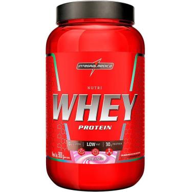 Imagem de Nutri Whey Protein 900g Integralmedica - Morango Morango