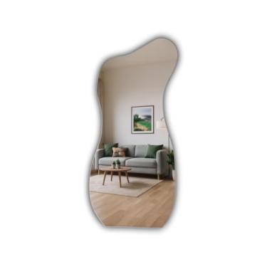 Imagem de Espelho Orgânico Multiuso Decorativo Minimalista Pinterest Variedades de Modelos e Tamanhos Brinovar (Modelo 3-95x40)