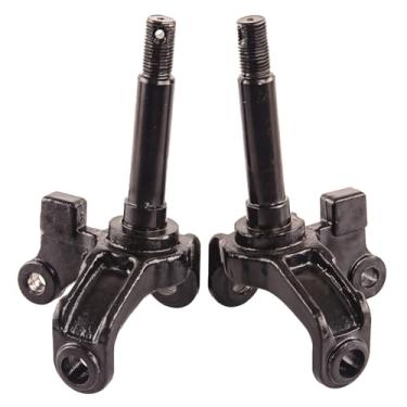 Imagem de 2 peças de juntas de direção universais, conjunto de eixo do cubo da roda dianteira, compatível com conjuntos de suporte de direção 50Cc-110Cc ATV, Kart, Quad Bike, esquerda e direita