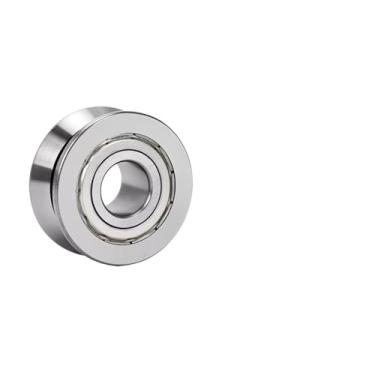 Imagem de 1 peça de rolo de trilho V-groove LV Series Bearing LV20/8 ZZ 2RS Diâmetro interno 8 mm Diâmetro externo 30 mm Altura 14 mm