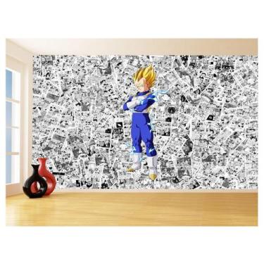 Imagem de Papel De Parede 3D Dragon Ball Vegeta Anime 3,5M Dbz595 - Você Decora