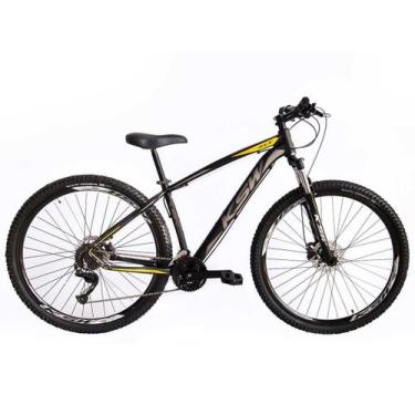 Imagem de Bicicleta Aro 29 KSW 27V F. Hidráulico Shimano + K7 + Trava, Preto, Am