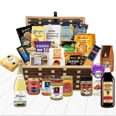 Imagem de Cesta De Natal Sem Álcool Lyon Com 23 Itens - Natal 2025 - Maiorca