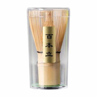 Imagem de Batedor para Matcha em pó, batedor matcha, chasen japonês tradicional feito à mão, ferramenta de fazer chá faça você mesmo sem esforço, 100 garras MatchaStirrer Wisk Mixer Brush para preparação