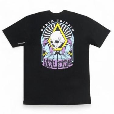 Imagem de Camiseta Volcom Arched - Preto-Masculino