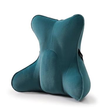 Imagem de Ailuteie Almofada de suporte lombar – Almofada ergonômica multifuncional para cadeira de escritório, assento de carro e sofá, almofada de leitura com suporte firme em várias zonas para aliviar a dor