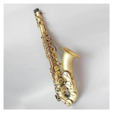 Imagem de Saxofone tenor profissional estilo nostálgico clássico B teclas planas upgrade instrumento sax tenor