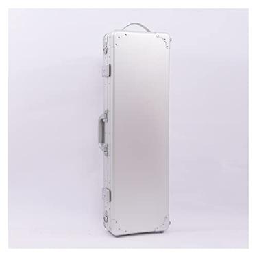 Imagem de Novo Estojo De Violino Quadrado 3/4-4/4 Em Liga De Alumínio E Magnésio Com Dureza Super Alta Tamanho Completo Estojo de Violino (Color : 04)