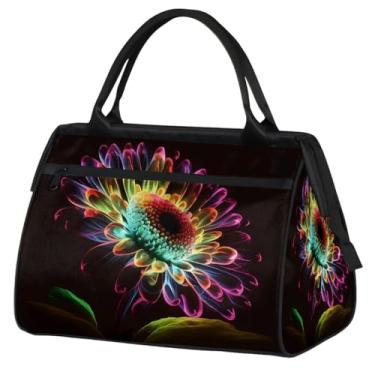 Imagem de Bolsa pequena para o fim de semana para mulheres, homens, animal, libélula, verde, galáxia, dobrável, bolsa de ginástica, bolsa de ginástica, Cor: 4, 15.2*8.3*11.6 inch