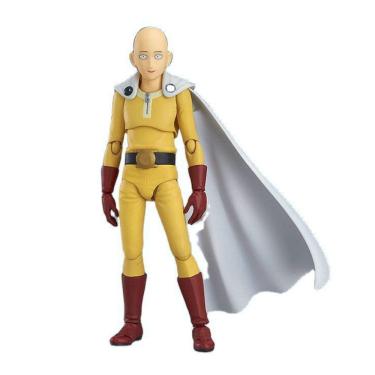 Imagem de Coleção de brinquedos de figuras de anime One Punch Man Saitama 14cm