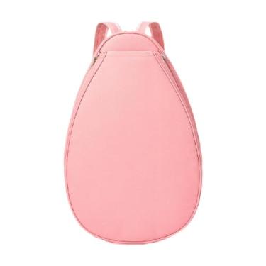 Imagem de Vaveren Mochila para tênis, badminton e outros esportes. Bolsa leve e prática para transportar raquetes de tênis badminton, ideal para homens mulheres, Rosa