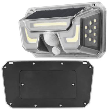 Imagem de Luminaria Solar Sensor Proximidade Spot Led Branco Frio Ilum